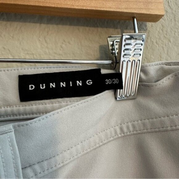 Dunning Golf Pants Gray Flat Loose Dry Fitting Performance Mens Size 30 x 30 - Picture 7 of 10